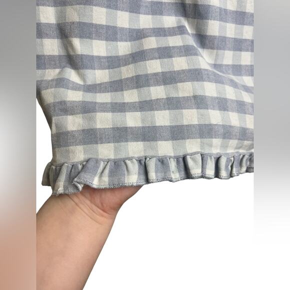 Urban Outfitters Ashton Ruffle Soft Purple Check Mini Skirt Women’s M - Picture 11 of 11